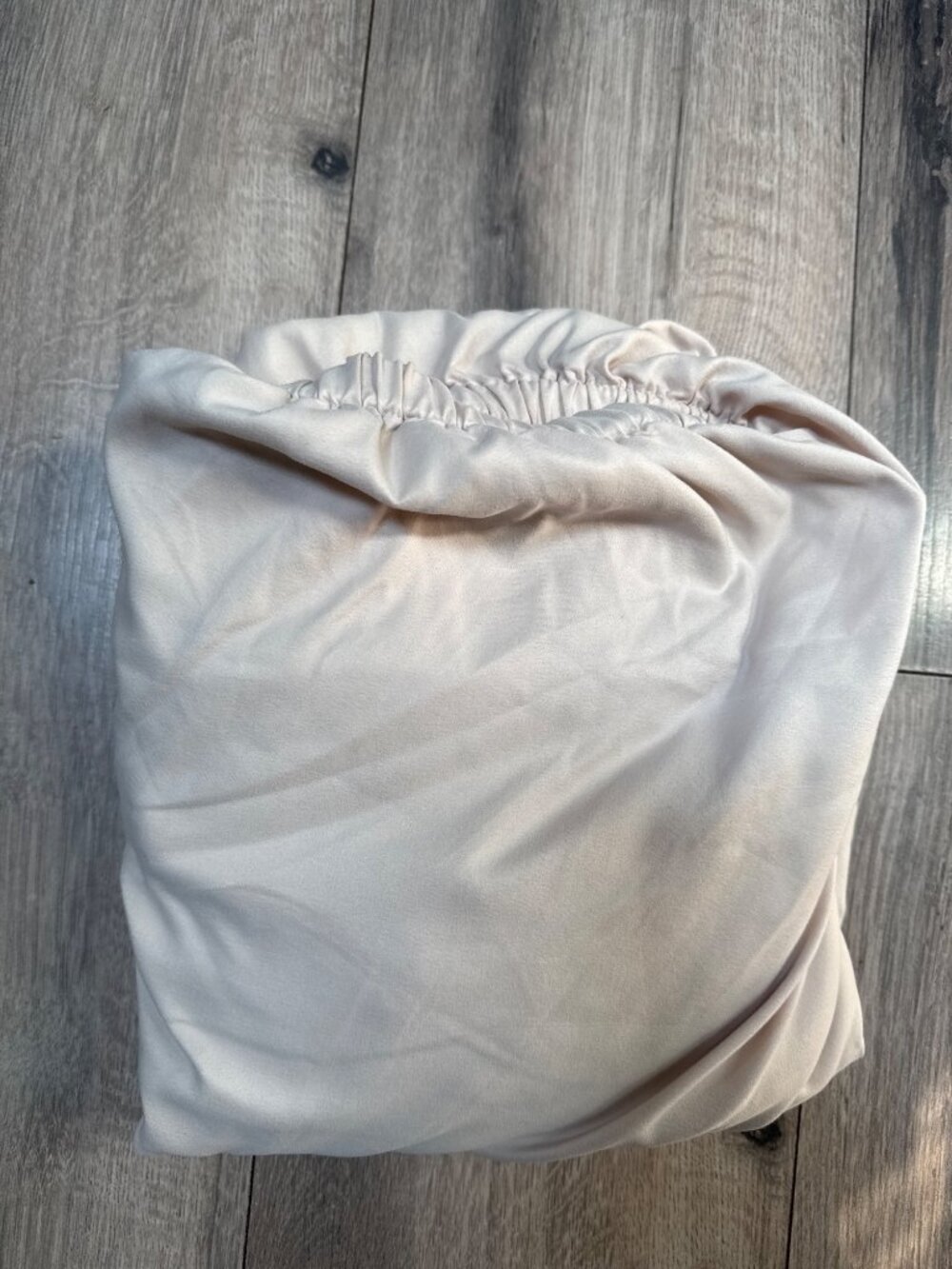The Comphy Co. Beige Fitted Sheet 100% Polyester Microfiber For Massage Or Spa T